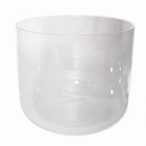 Crystal Clear Singing Crystal Bowl – 8″ diameter, Shipping included