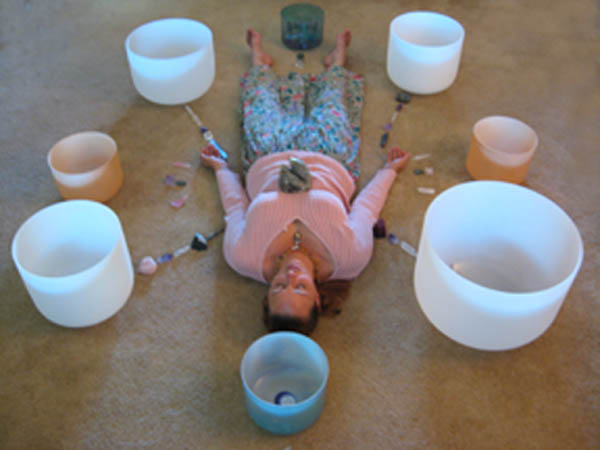 Read more about the article In Person Sound Healing with Singing Crystal Bowls Workshop