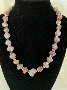 Strawberry Quartz and Pink Tourmaline Necklace

Promotes Heart Opening and Heart Healing