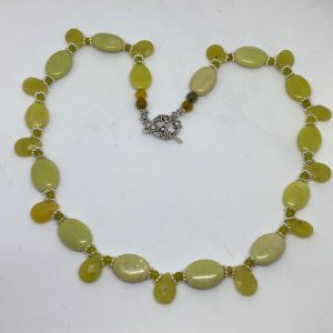 #18  Green Agate Necklace