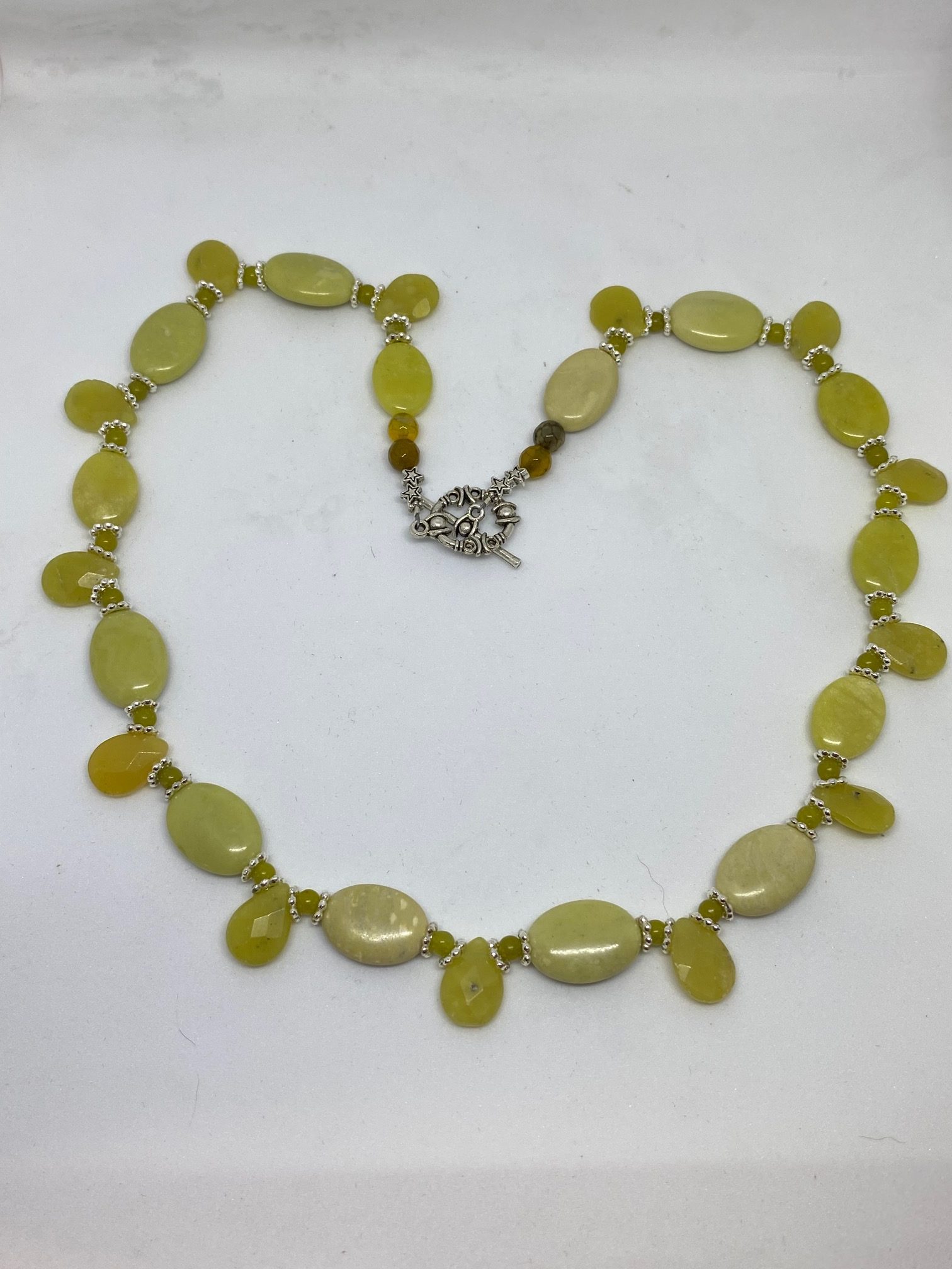 Green Agate Necklace This necklace is a powerhouse, whenever you need confidence, sharp perceptions, and grounding. 
